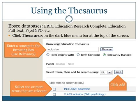 Thesaurus Action