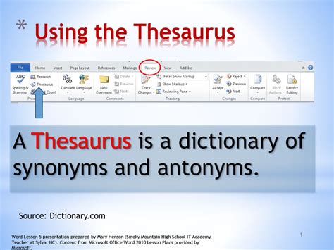 thesaurus antonyms dictionary
