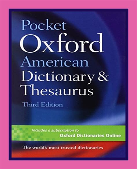 Thesaurus Dictionary Pdf