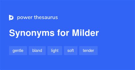 Thesaurus Make Milder