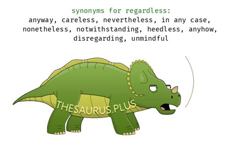 Thesaurus Synonyms Regardless
