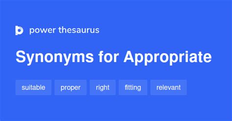 Thesaurus To Appropriate