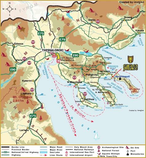 thessaloniki greece map of area
