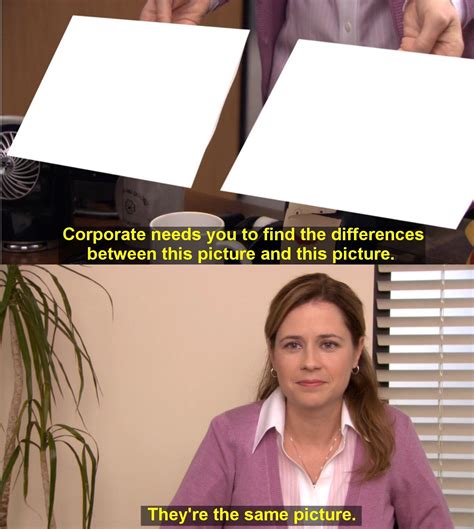 they're the same photo meme