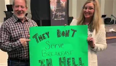 they don't serve breakfast in hell