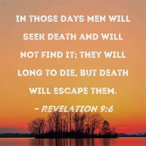 they will seek death and not find it kjv