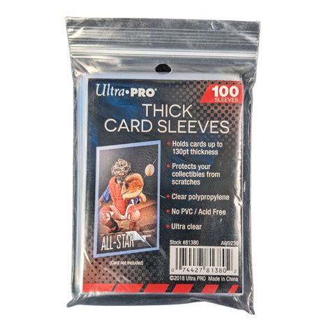 Thick Sleeves For Cards