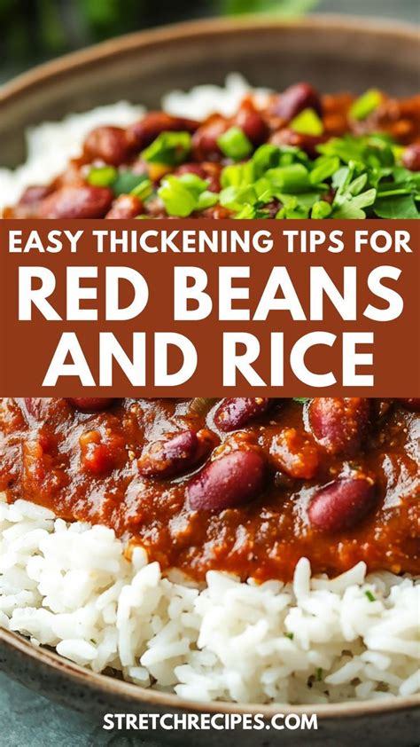 Thicken Red Beans