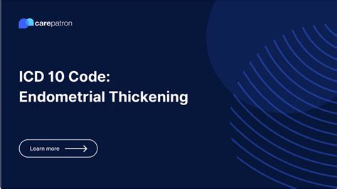 thickened endometrium dx code