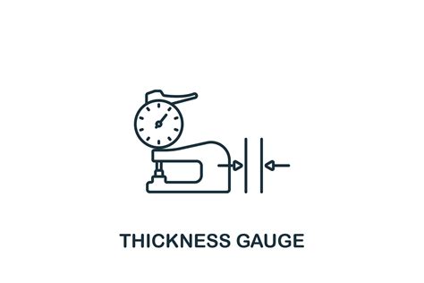 Thickness Gauge Symbol