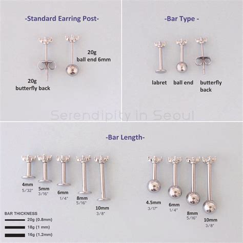 Thickness Of Earring Post