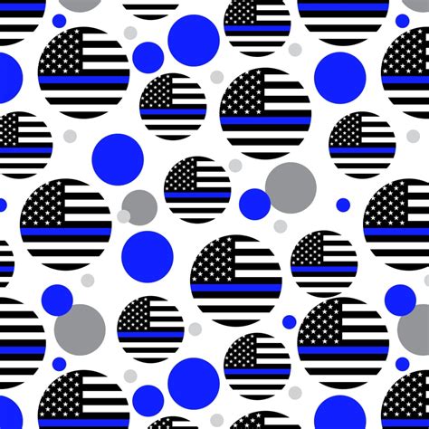thin blue line wrapping paper
