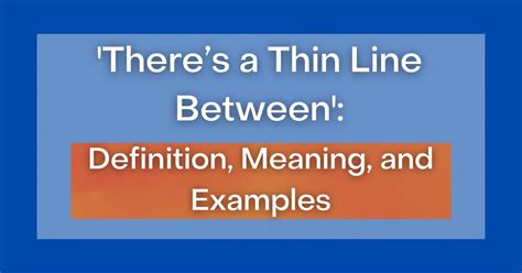 Thin Line Example