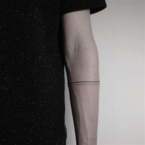Thin Line Forearm Tattoo