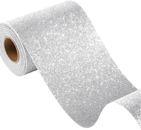 Thin Silver Wallpaper Border