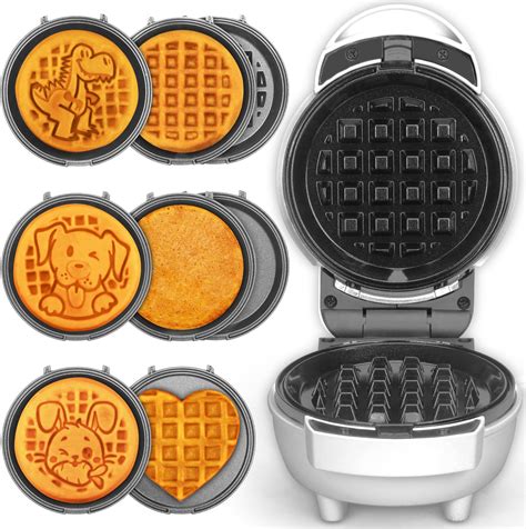 Thin Waffle Maker Removable Plates