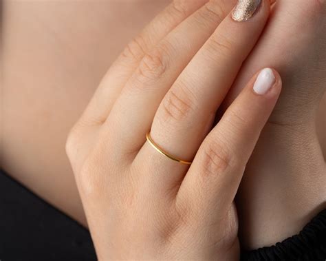 16+ Thin Wedding Bands For Her