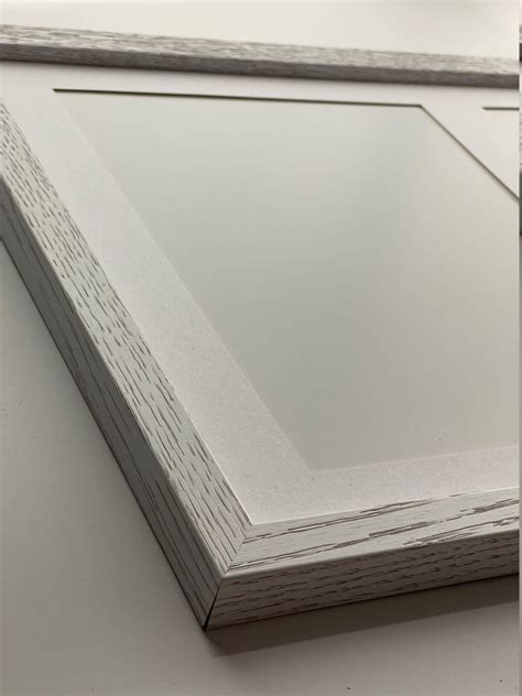 Thin White Frame With Mat
