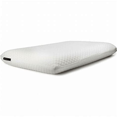 LOFE 4" Thin Memory Foam Pillow Two Pillowcases Washable Bamboo, Slim Pillow for Side and Back