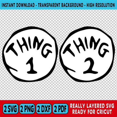 Thing 2 Image Printable