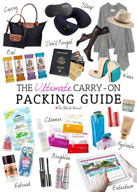 Things For Your Carry On