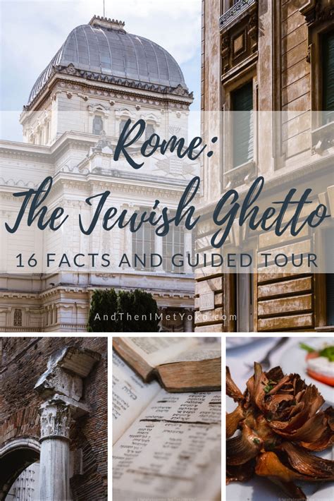things learn Jewish Ghetto tour