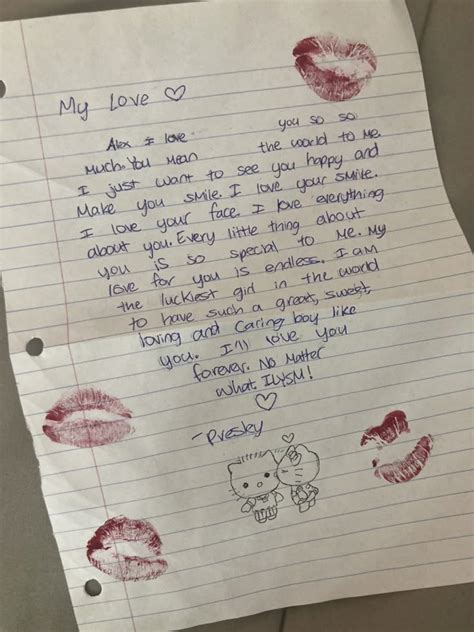 things to add in a love note
