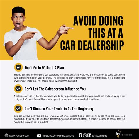 Things To Avoid At Car Dealership