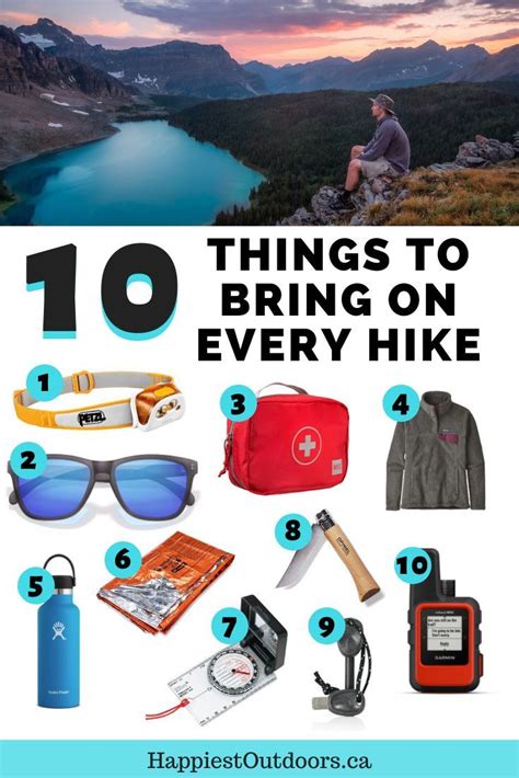 things to bring for hike