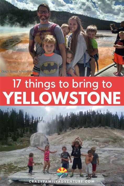 things to bring to yellowstone