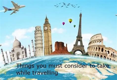 things to consider while travelling