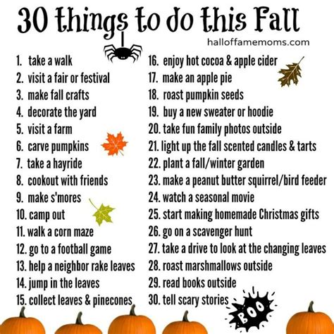 things to do in the fall near me