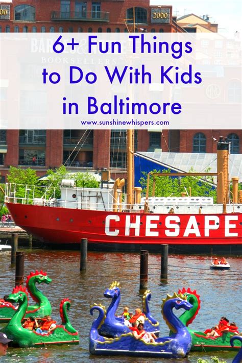 things to do with kids in baltimore