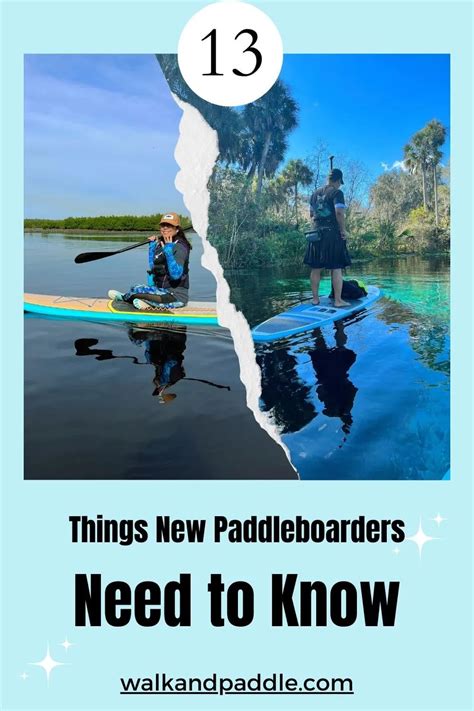 things to know paddleboarding