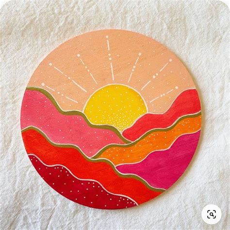 things to paint on a circle canvas