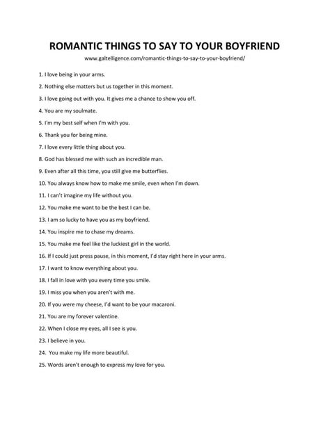 things to tell your boyfriend to make him blush through text