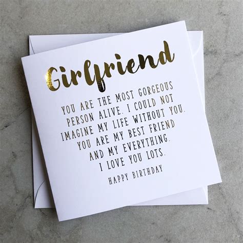 things to write in a card to your girlfriend