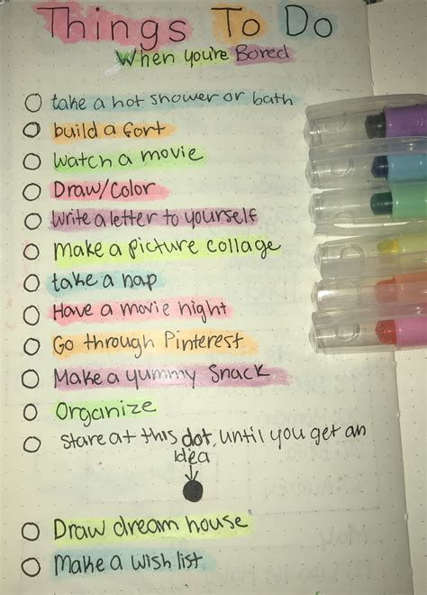 things to write in a journal when your bored