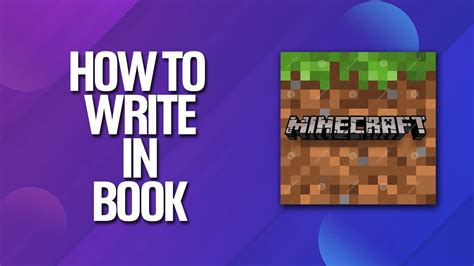 Things To Write In Minecraft Books