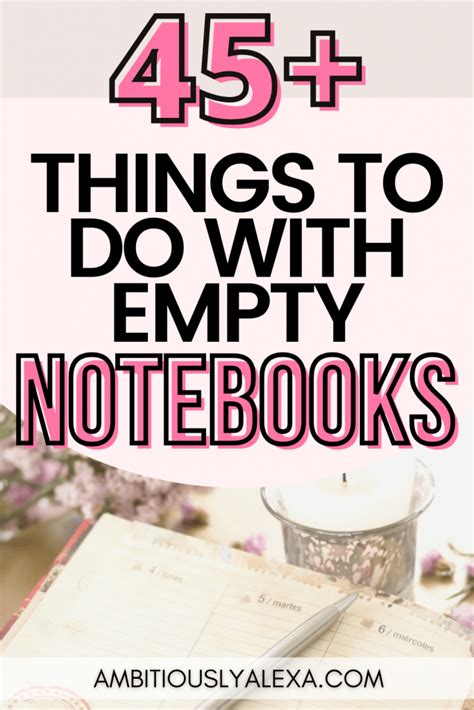 things to write in your notebook for school