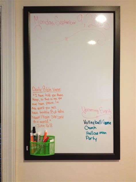 things to write on a whiteboard in your room