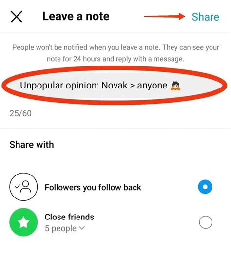 things to write on ig notes
