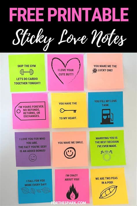 things to write on sticky notes for your girlfriend