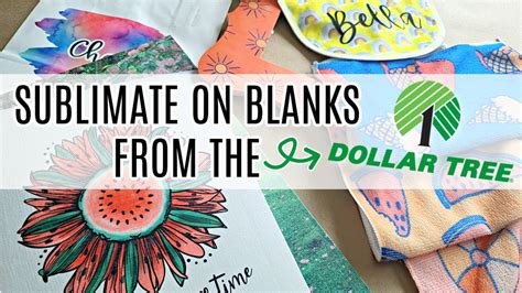 Things You Can Sublimate On From Dollar Tree