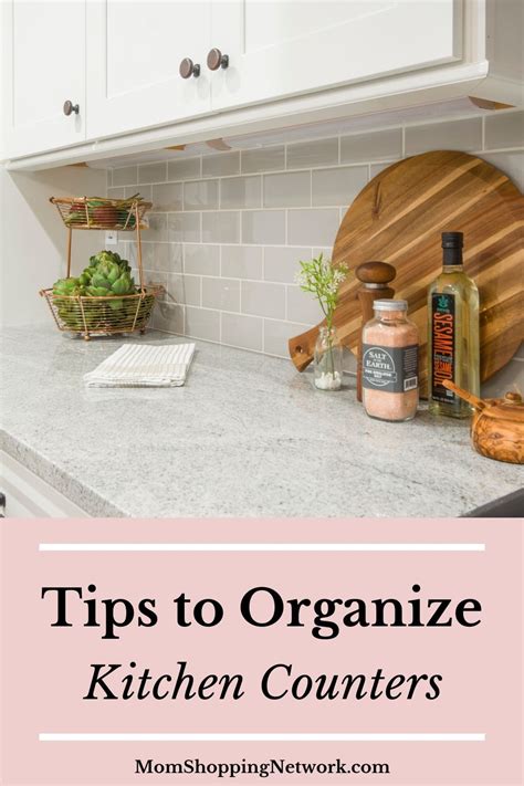 5 of the Best Tips for Organizing Your Kitchen Counters Mom Shopping Network Kitchen counter