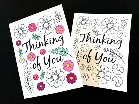 Thinking Of You Cards Pdf