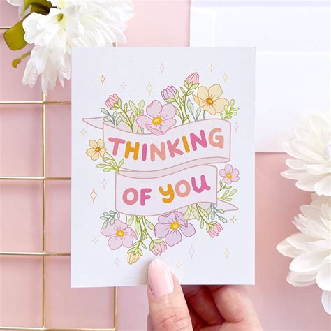 Thinking Of You Cards Printed