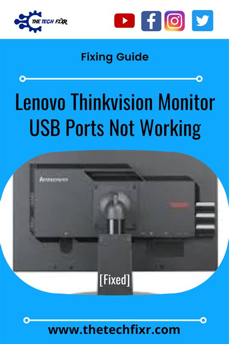 Thinkvision Monitor Usb Keyboard Not Working