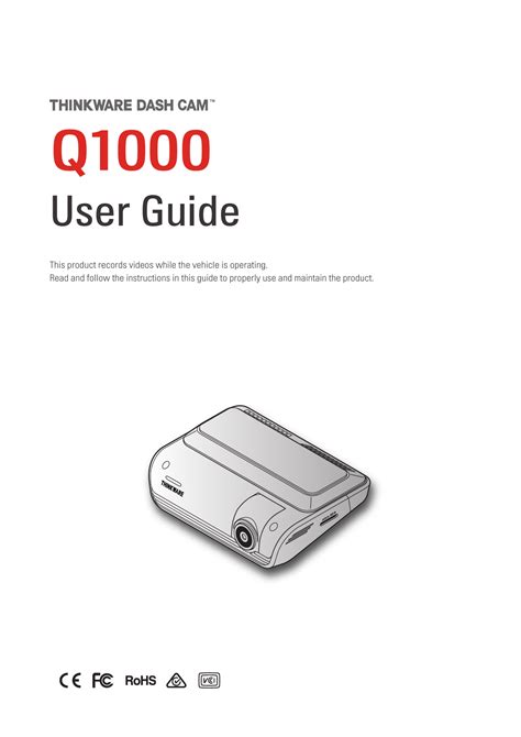 thinkware q1000 manual