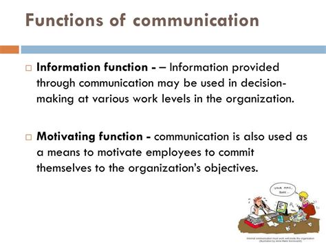 third function of communication